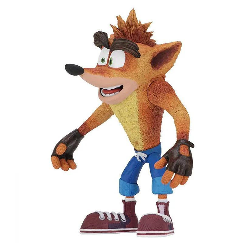 Crash Bandicoot подвижная фигурка 1/8 Масштаб Окрашенные рис Рисунок игрушка мобильный