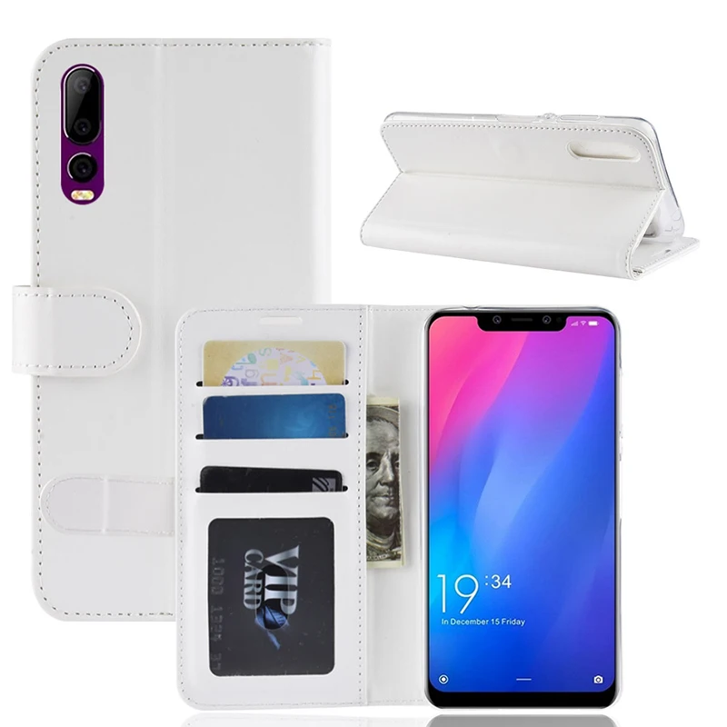 Кожаный чехол книжка ocolor для Elephone A5 с наклейкой 6 18 ''для Lite защитный отделением