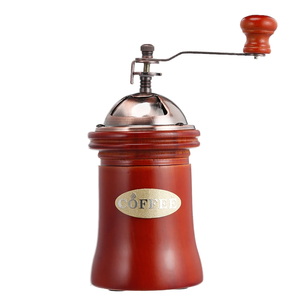 Manual Wooden Coffee Grinder Hand Grinding Machine Retro Style Bean Food Pepper Mills Vintage Maker Kitchen Tools #4 | Дом и сад