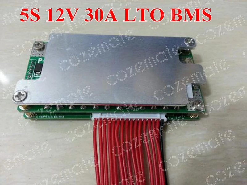 Высококачественная Φ 12V 30A литий титанатная батарея BMS PCM Защитная плата цепь 2 4 V 5S