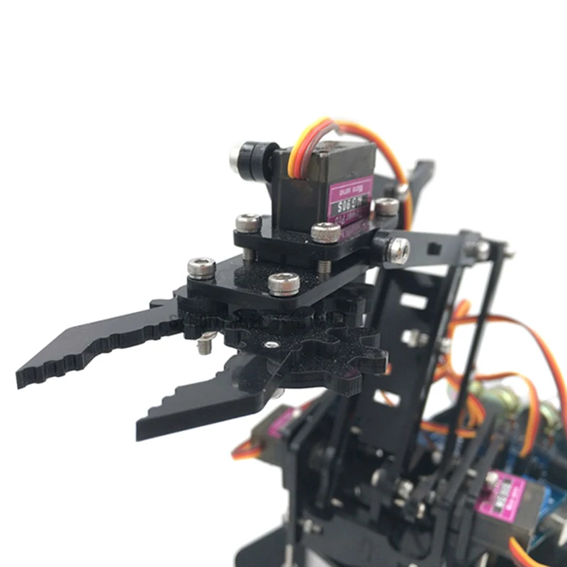 Новейший DIY 4DOF Robot Arm 4 вращающаяся механическая рука робота с rduino R3 шт. сервопривод