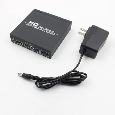 10 шт. SCART/HDMI вход в коаксиальный 3 5 мм цифровой аудио разъем Hdmi выход HD видео