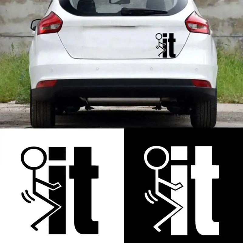 Забавные наклейки FK It Funny JDM Наклейка На Автомобиль Забавная Светоотражающая