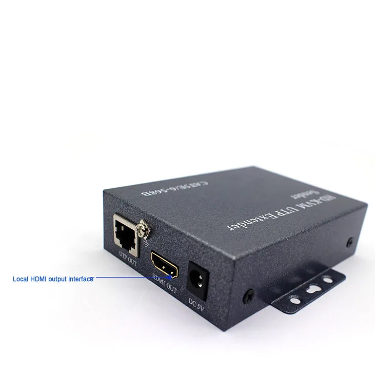 Hdmi-удлинитель Протокола по Ip/Tcp Utp/Stp Cat5/5E/6 Rj45 Lan сети 60 Гц 1080P 100 м Расширение Hdmi