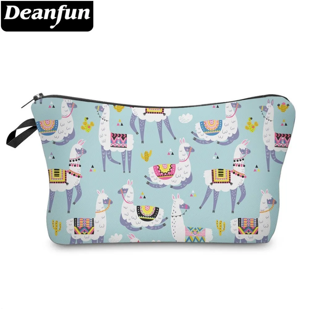 Deanfun Альпака косметичка Водонепроницаемая печать Модный лама Органайзер мешочек