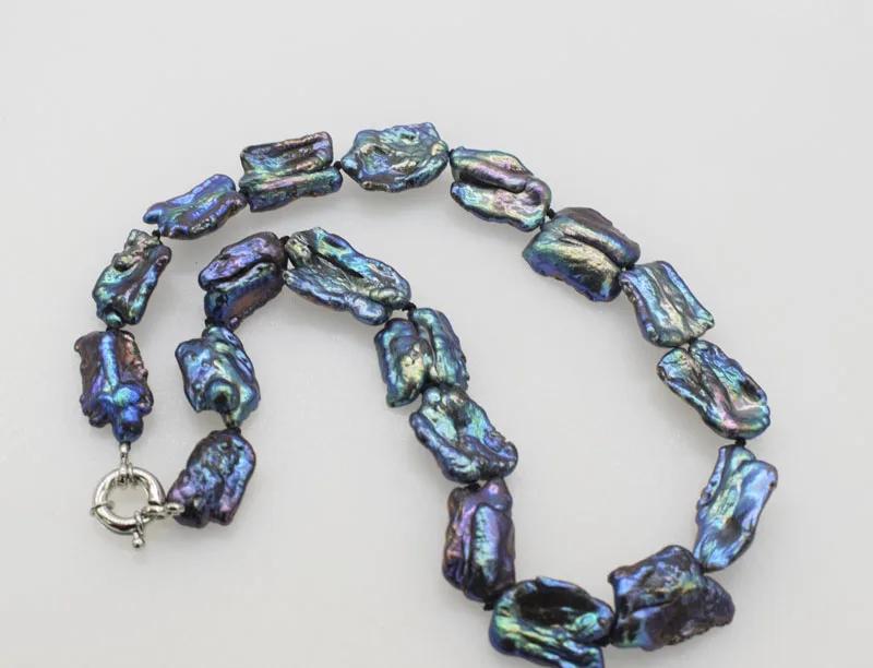 freshwater pearl clack biwa baroque reborn keshi 18-24mm necklace 17inch FPPJ wholesale beads nature | Украшения и аксессуары