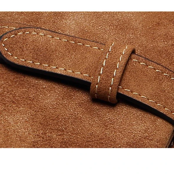 Женский прочный кошелек на молнии (кожа без жестокости)| |