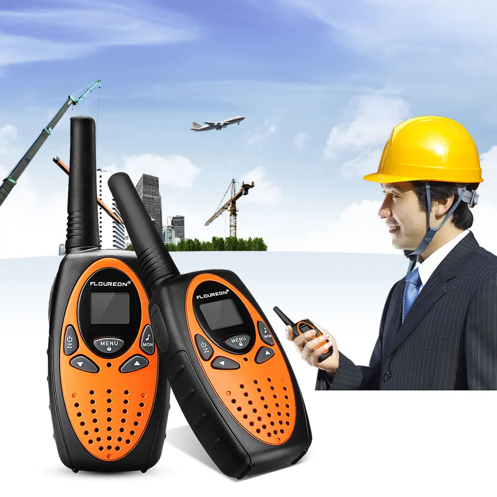 Floureon 22 канала две рации UHF462 467MHz 2 Way Радио 3 км переговорные детские игрушки рация