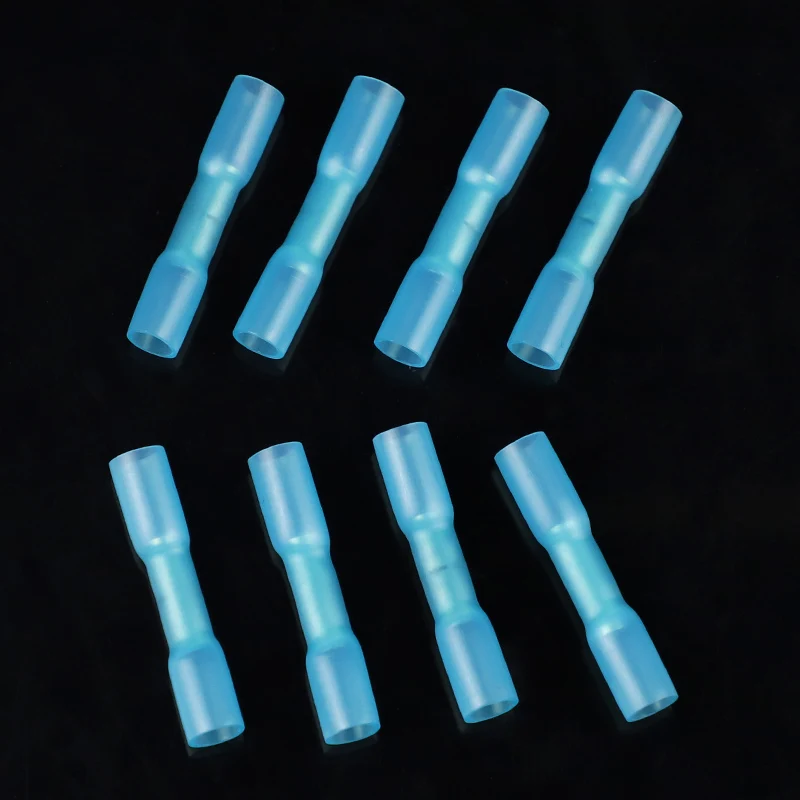 50 шт. термоусадочный соединитель BHT2 16 14AWG 1 5 2 мм2|crimp terminal|heat shrink butt spliceheat |