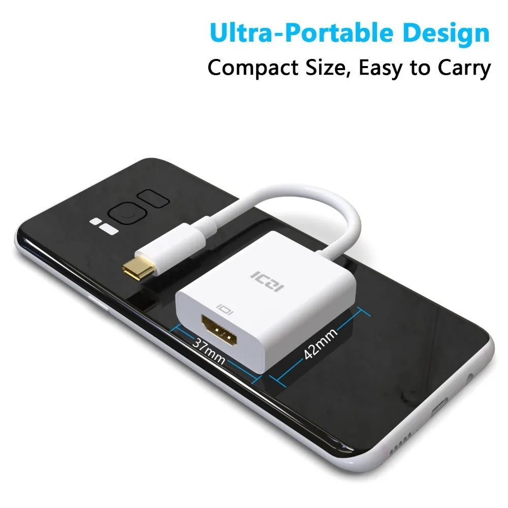 ICZI USB 3 1 Тип C Thunderbolt к HDMI конвертер для MacBook iMac 2017 samsung S8 S9 Note 9 huawei mate 20 P20|digital cable|hdmi