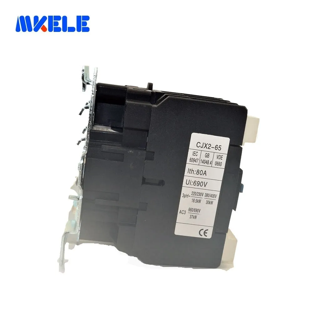 Контактор переменного тока реле стартера двигателя (LC1) CJX2-6511 65A 50/60 Гц LC1 3 фазы