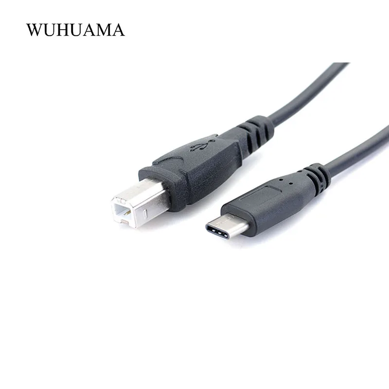 USB кабель для принтера Type C адаптер фотопринтера type штекер на B OTG ПК ноутбука ELECPIANO