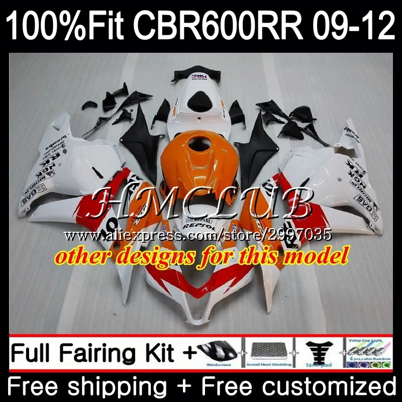 Инъекция обтекателя для HONDA CBR 600RR CBR600RR синий черный 2009 2010 2011 2012 82h6 CBR600 RR 600F5 600 F5 09 10