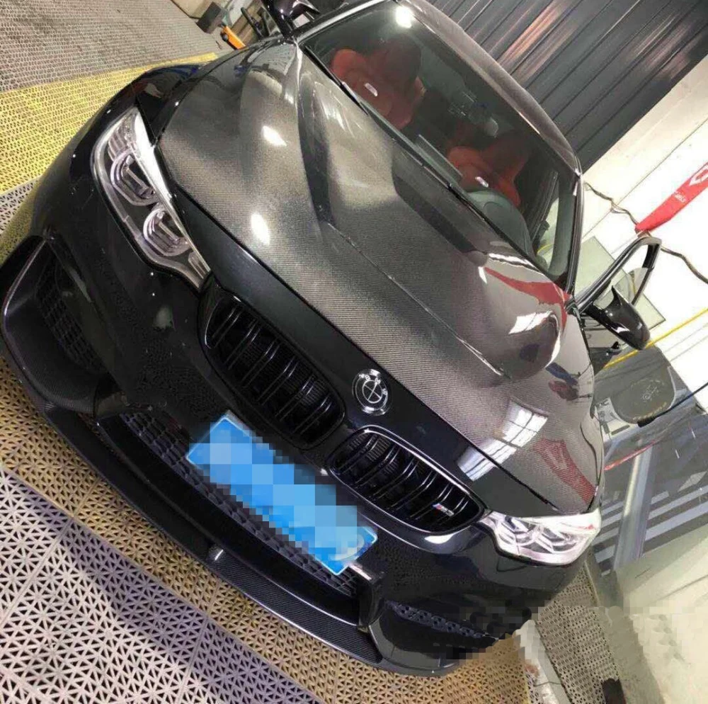 Автомобильный Стайлинг из углеродного волокна GTS Стиль Капот глянцевое волокно