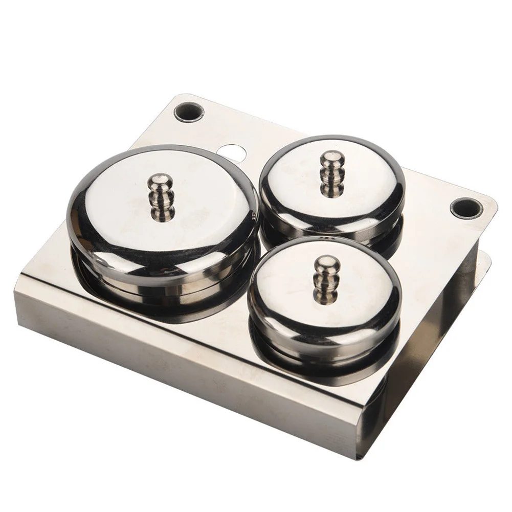 Антикоррозийные банки для жидкого порошка из нержавеющей стали 3 шт. Набор чашек