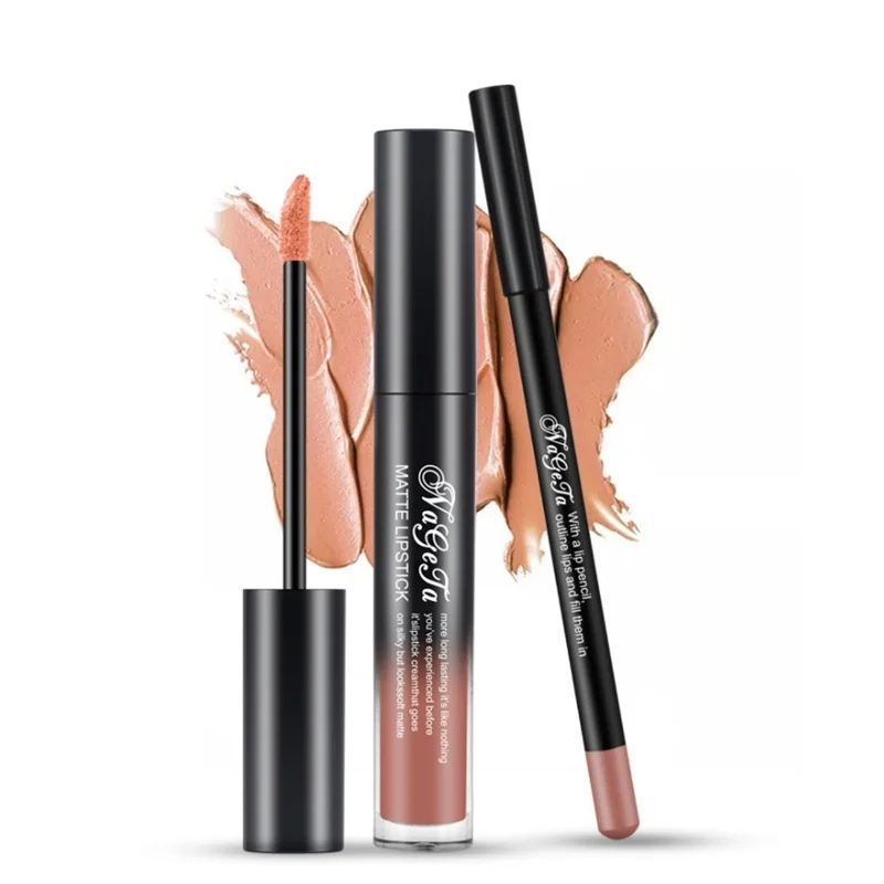 2 шт./компл. жидкая матовая помада губы карандаш стойкий макияж водостойкая Mate Lip