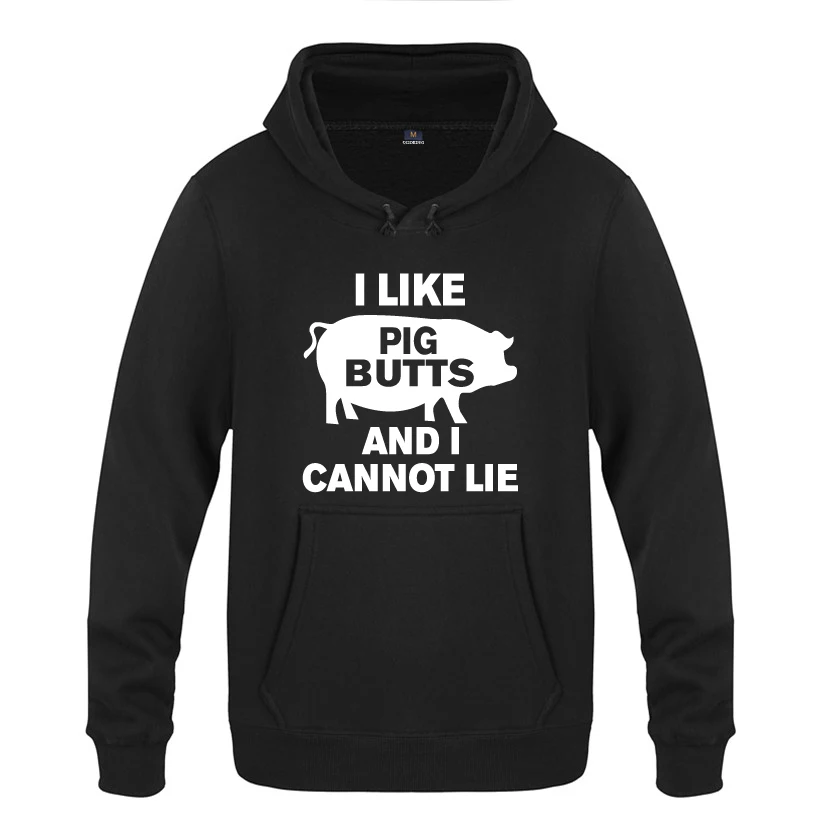 I Like Pig Butts saking Sarcastic толстовки для мужчин 2018 Мужской пуловер свитшот