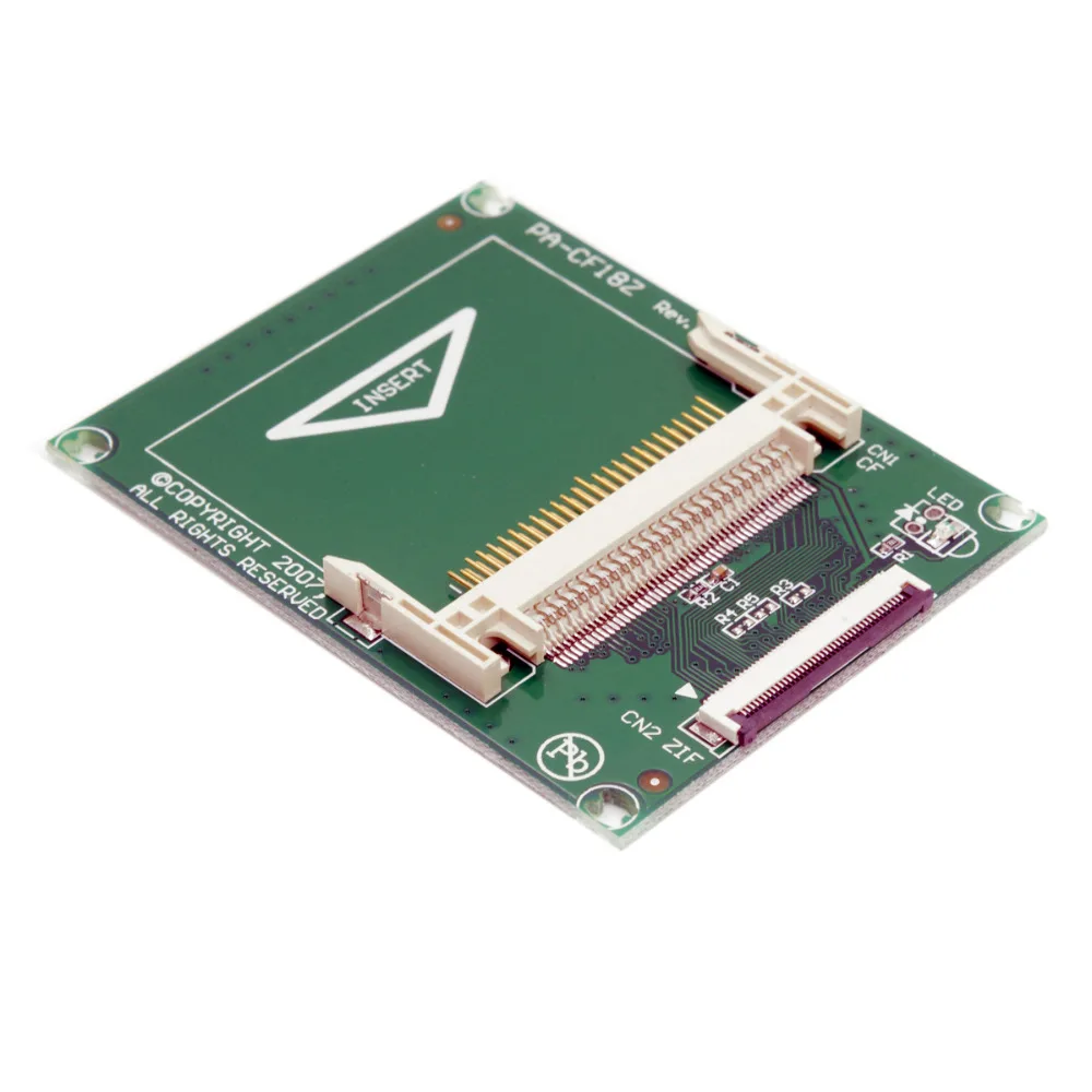 CYSM 1 8 &quotCompact Flash CF карта памяти для CE ZIF SSD HDD адаптер с 2 кабелями|Компьютерные