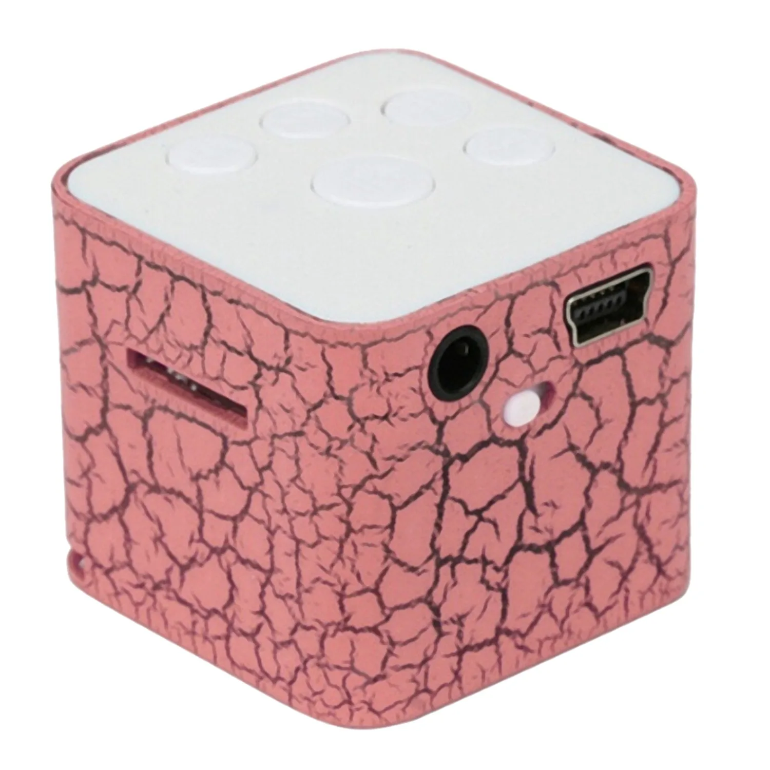 Внешний звук 120 мАч Mini USB 4h MP3-плеер 32x30x30 мм цветной светильник 3 5 MP3 музыкальный