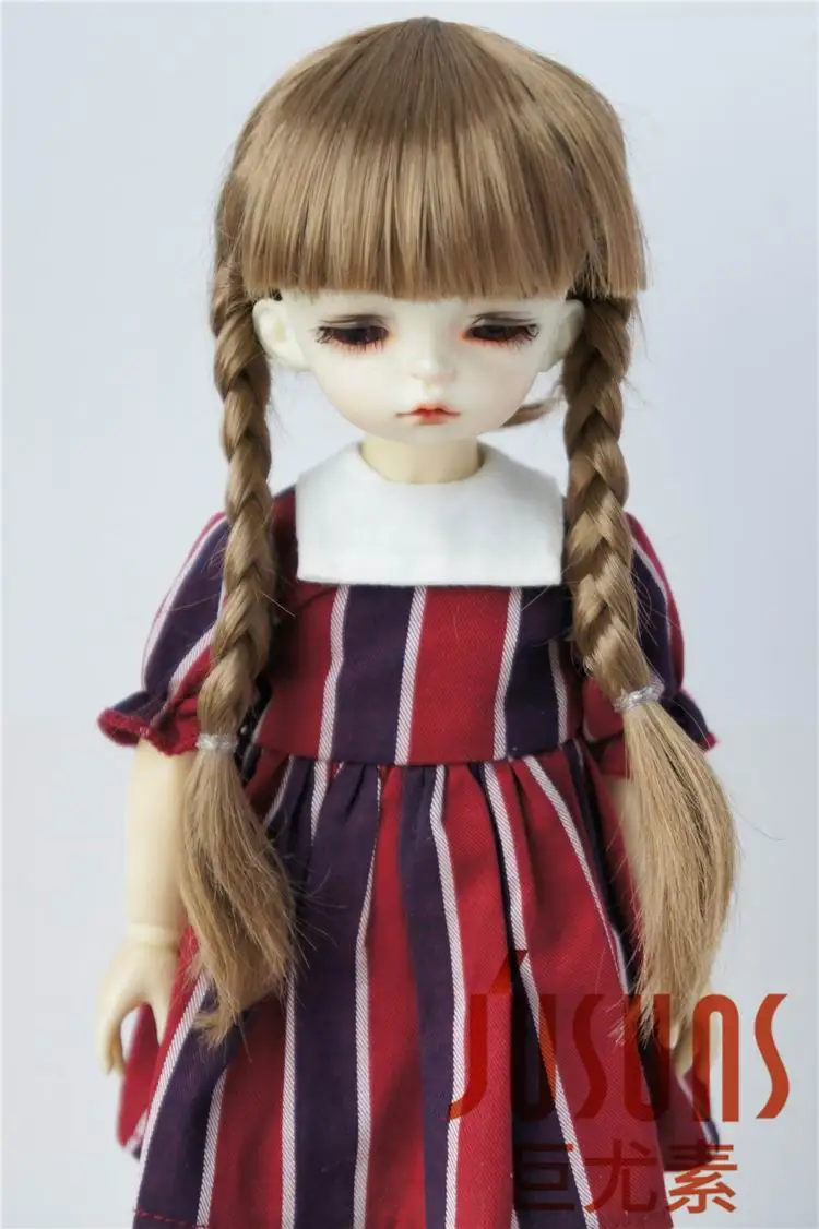 Парики для кукол JD018B 1/8 1/6 1/4 Размер 5-6 дюймов 6-7 7-8 синтетические мохеровые BJD