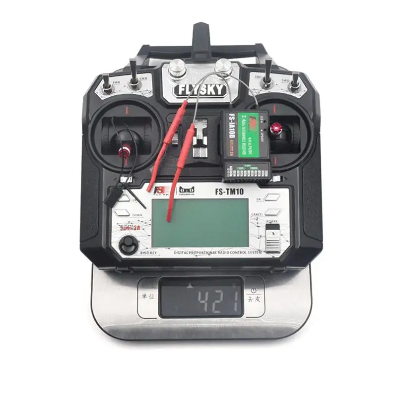 Flysky FS TM10 2 4G 10CH AFHDS RC передатчик Черный с A8S/IA10B/IA6B приемник для FPV гоночных моделей