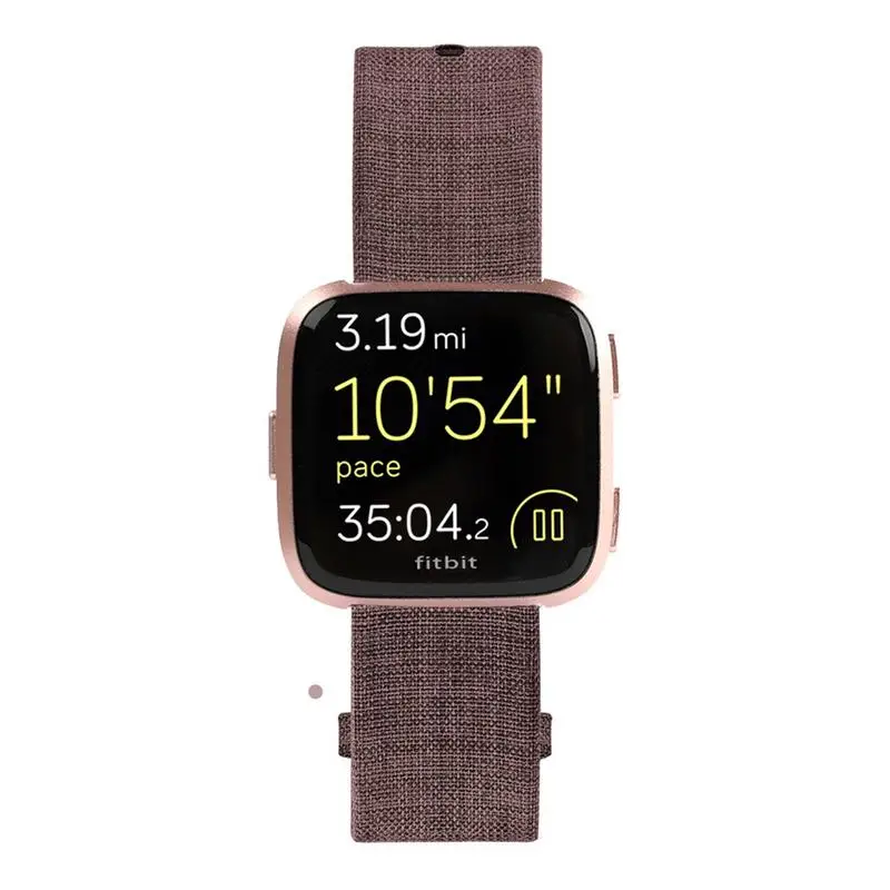 Холщовый ремешок для часов с разъемом пряжкой Для Fitbit Versa Sport Smartband легко