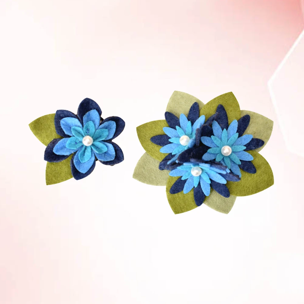 2 шт цветок брошь простой ручной работы нетканый тканевый нагрудник булавка