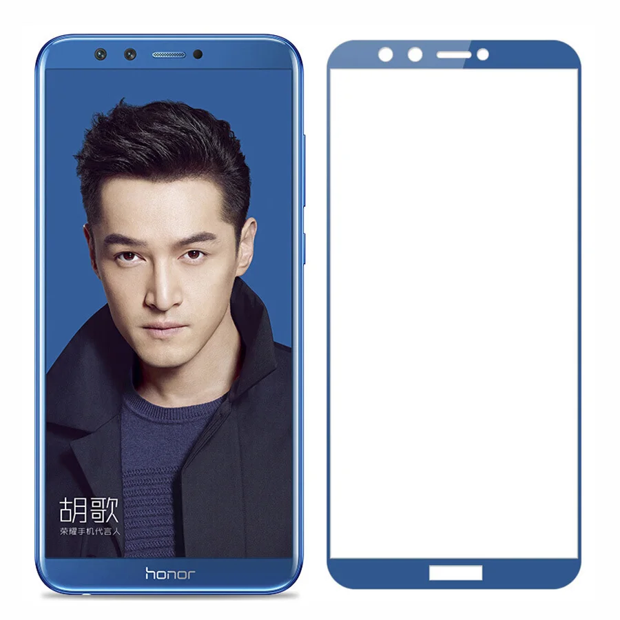 2 шт. закаленное стекло премиум-класса для Huawei Honor 10 полное покрытие Защитная