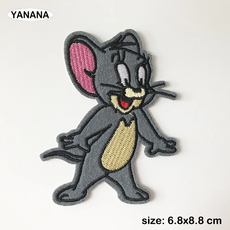 Джерри Мышь знак патч Эмблема на ткани одежды DIY Одежда гладить одежду | Дом и сад