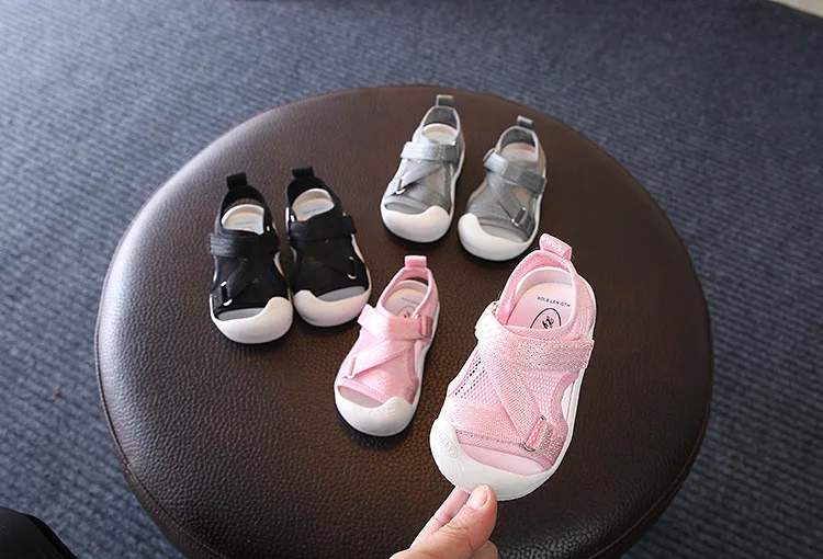 Летняя Вентиляция для детей 0-1-2 лет тканевая Нескользящая одежда маленьких