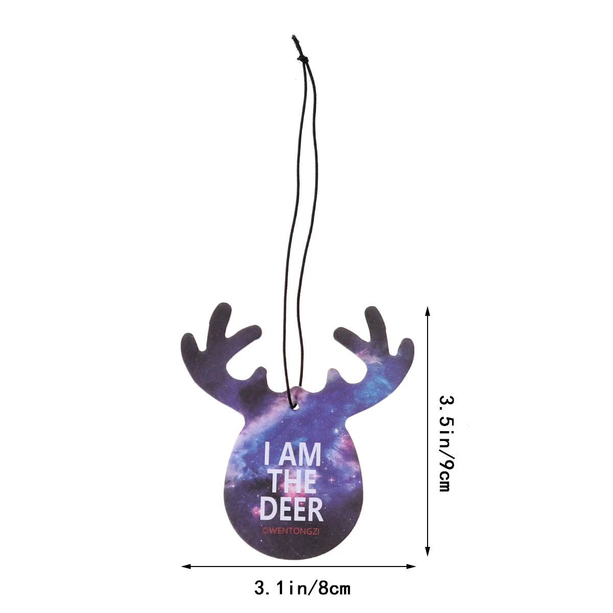 Deer Shaped Car Pendant Air Freshener Decoration Solid Aromatherapy Perfume Tablet Scented Piece (Rich scent Space) | Автомобили и