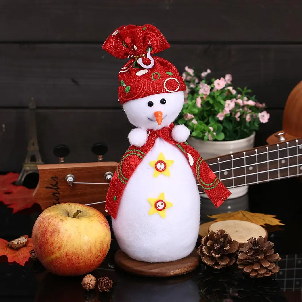 Festival Party Cute Christmas Santa Hang Snowman Printed Decor Ornaments Gift 24 cm/ 9.4 inch 1 x Bag | Дом и сад