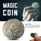 Волшебные монеты и бумажные монеты, восстанавливаемая иллюзия, монета для магических шоу, биттен, половина доллара, Волшебная монета