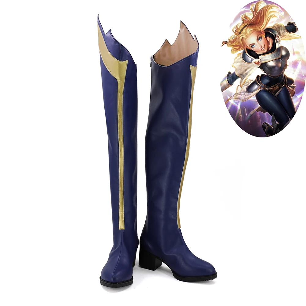 

LOL Luxanna Crownguard The Lady of Luminosity Cosplay Shoes Women Boots