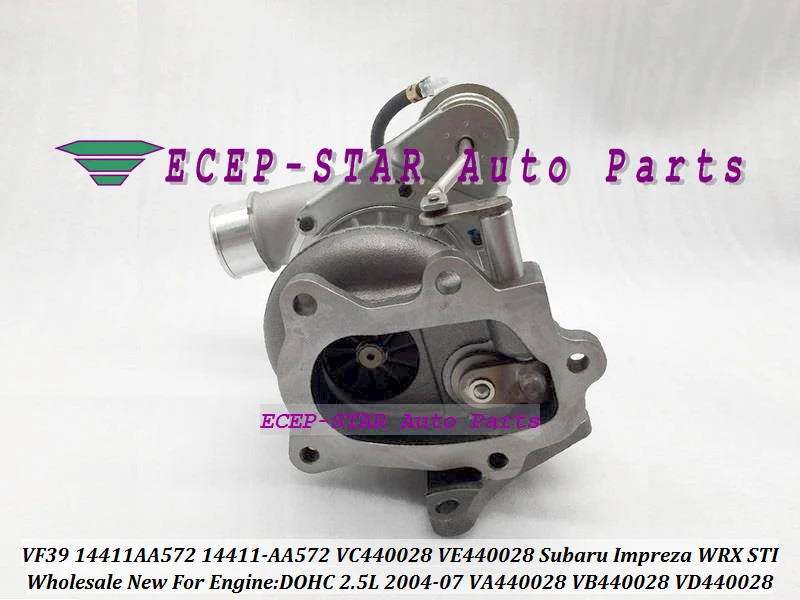 Турбо VF39 14411AA572 14411 AA572 VA440028 VB440028 VC440028 VD440028 для Subaru Impreza WRX STI EJ25 DOHC 2.5L 04