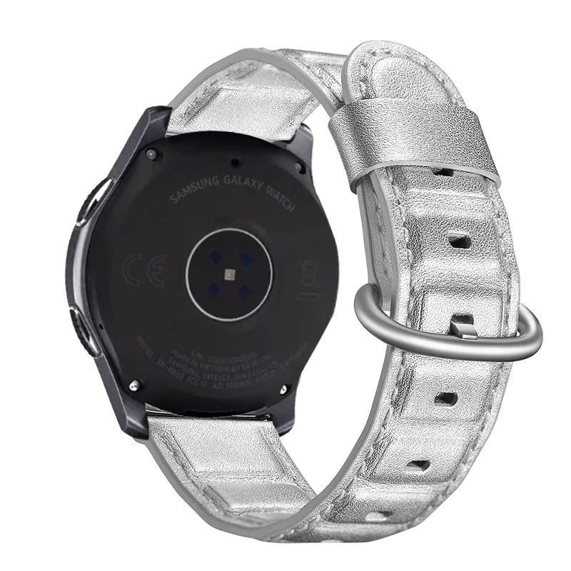 Ремешок из натуральной кожи для Samsung Galaxy Watch 46 мм ремешок в БАМБУКОВОМ стиле Gear S3
