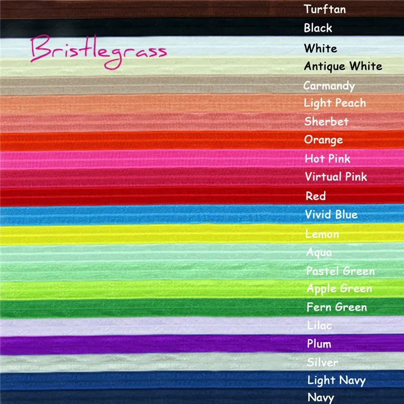 

BRISTLEGRASS Combo 5/8 "15 мм однотонная блестящая повязка из спандекса, повязка для волос, платье с повязкой, кружевная отделка, сделай сам