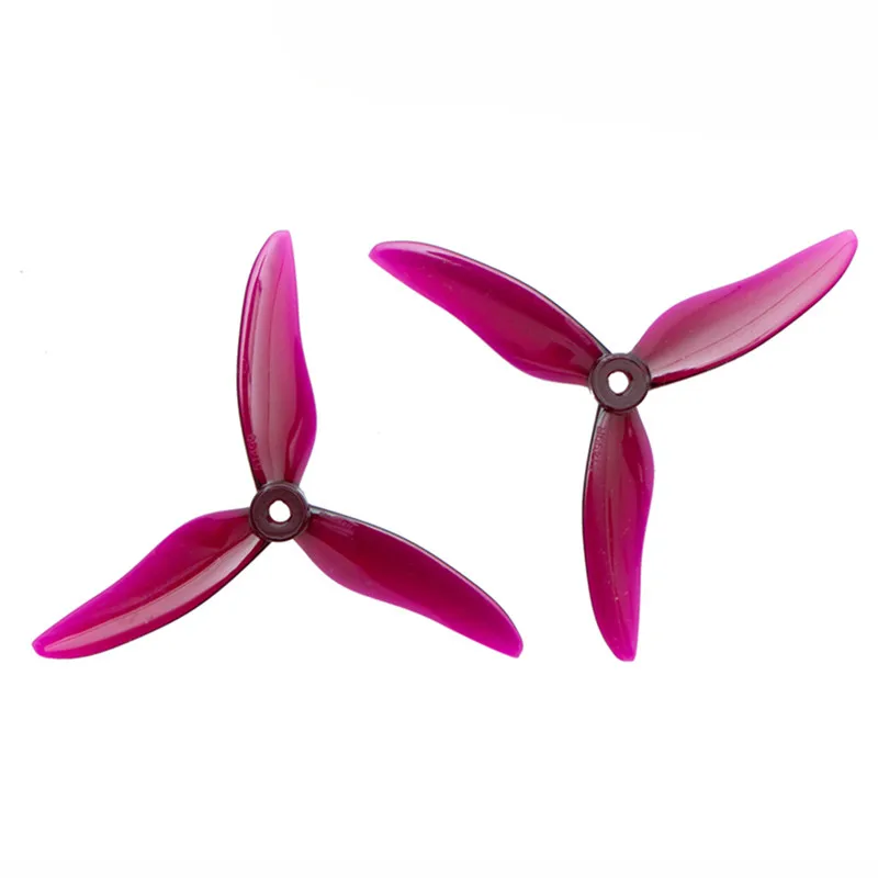 2 пары Gemfan Hurricane 51499 3 blade 5 мм/POPO Propeller CW CCW Для радиоуправляемых дронов FPV Racing|Детали