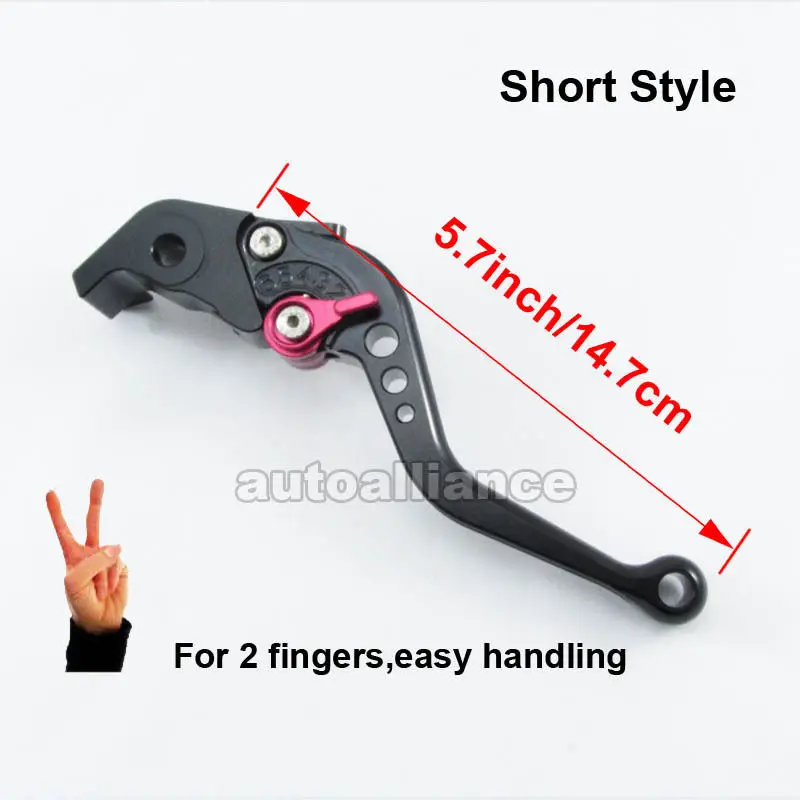 Короткие Рычаги тормозной муфты для Honda Fury/VT1300CX Shadow VT750C2B Phantom Black Spirit 2 шт.|Рычаги