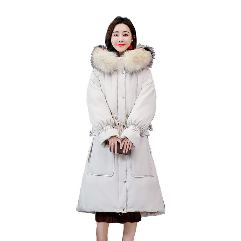 

Overlength Bread Serve Woman 2019 Winter Clothes New Pattern Korean Thick And Cotton-padded Overknee Cotton Thickening Loose