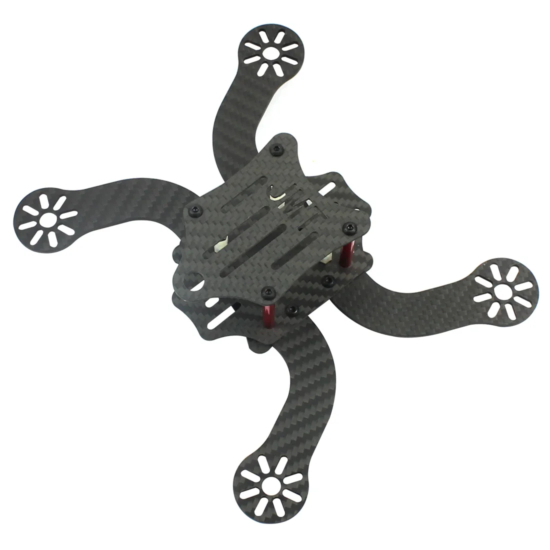 Высокая прочность 3K полное углеродное волокно 194 мм с 3 рамкой для дрона DIY Mini FPV Racer