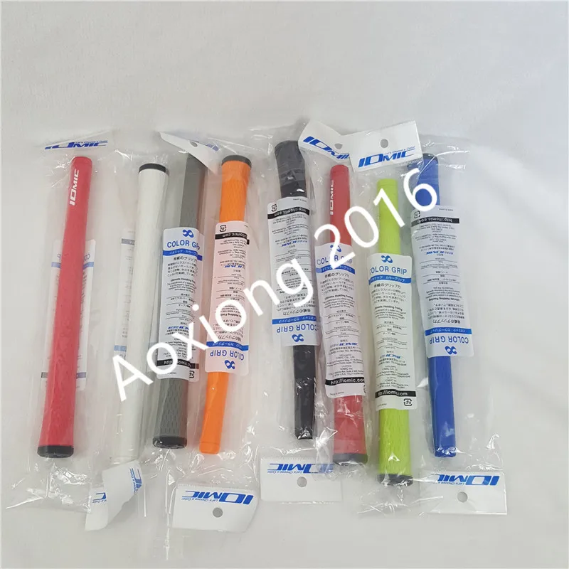 Новинка 2019 ручки IOMIC для гольфа высококачественные резиновые 8 цветов 10 шт./лот