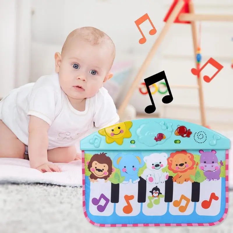 Baby Musical Toy Kids Fitness Frame Piano Keyboard Educational Toys Multi-function Pedal Crawling Blanket playmat | Игрушки и хобби