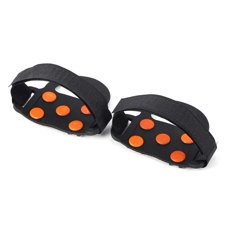 5 Studs Snow Ice Climbing Anti Slip Spikes Grips Crampons Cleat Shoes Cover | Спорт и развлечения