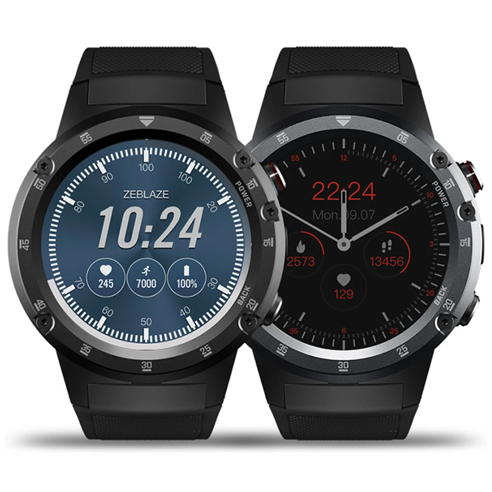 Zeblaze Тор 4 плюс 4G Smartwatch телефон 1 дюймов Android часы Global Bands SmartWatch gps/ГЛОНАСС ядра с 5.0MP