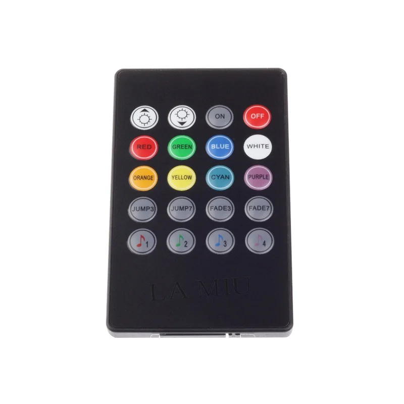 20 клавишный LED RGB музыкальный контроллер IR/RF/USB 5 в USB звуковой сенсор пульт