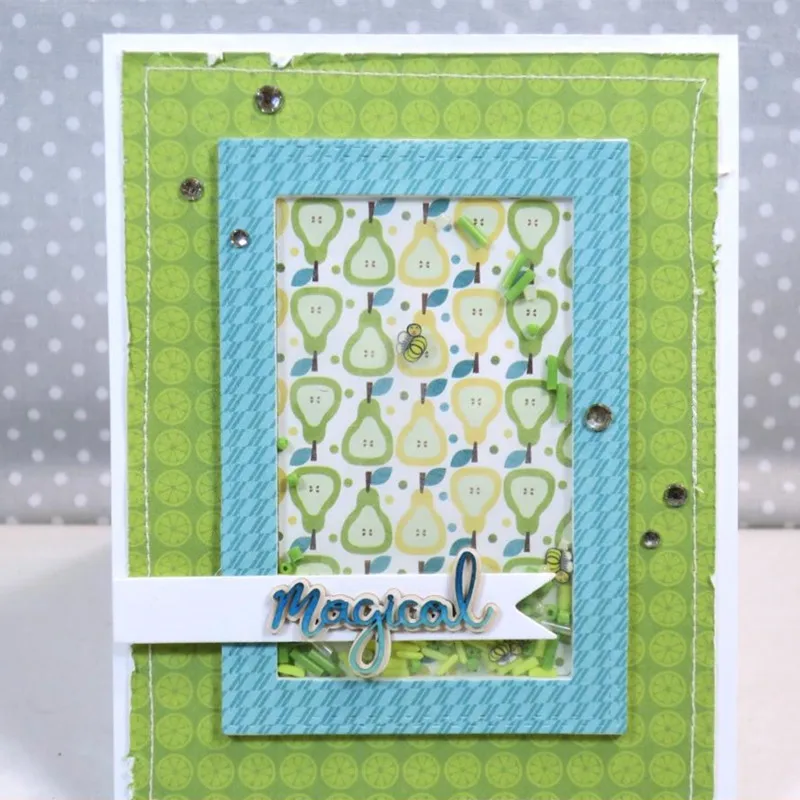 2019 Новый Прямоугольник шейкер маркер металлический Трафаретный вырубной штамп