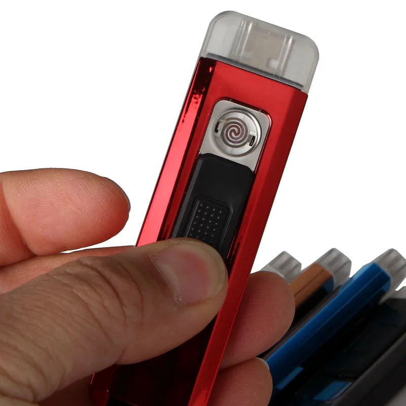 Креативная маленькая перезаряжаемая USB ветрозащитный негорящий Электрический