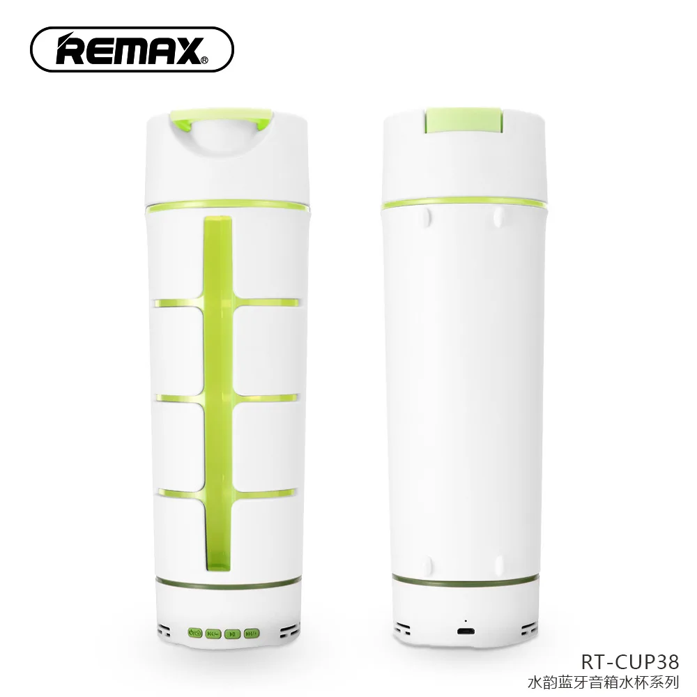 Bluetooth колонка Remax креативная чашка с модным микрофоном подставка для селфи 3 в 1