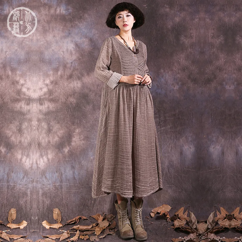 Buykud женское платье большого размера хлопок белье Vestido 2019 весенние женские